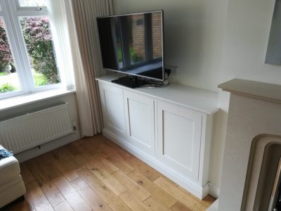Bespoke Wooden Alcove Cabinets and Cupboards